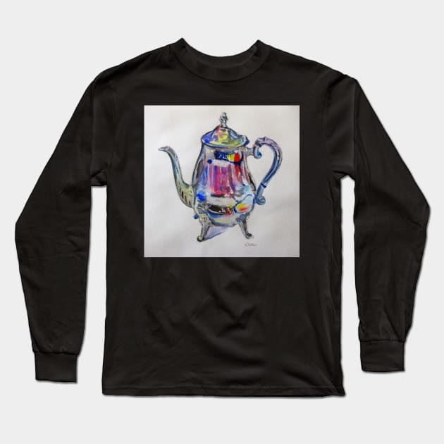 Teapot Long Sleeve T-Shirt by karincharlotte